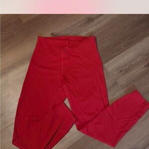 lululemon athletica Red Leggings
